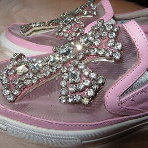 Chrome Hearts Pink Leather Flats  EU 36  US 5.5 M